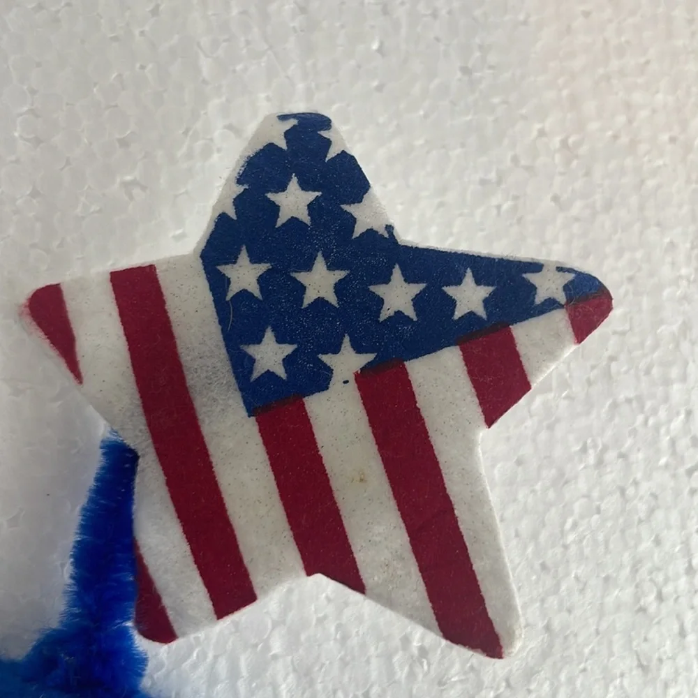 American flag headband star stripes red white blue patriotic one size fits most